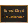Eingangsschild Steuerberater