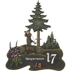 Jäger mit Hund