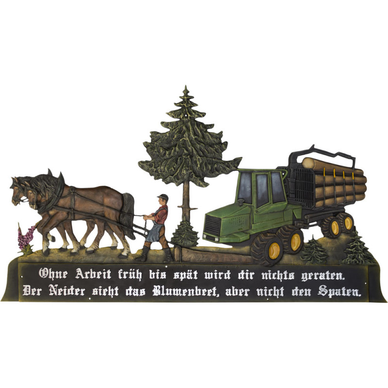 Holzrücker und Klemmbankschlepper