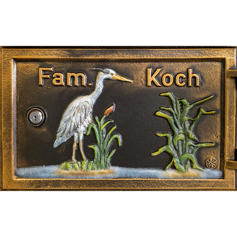 Türgestaltung Fischreiher