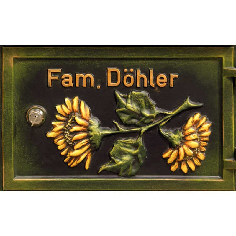 Türgestaltung Sonnenblumen
