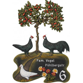 Hamburger Schwarz Huhn