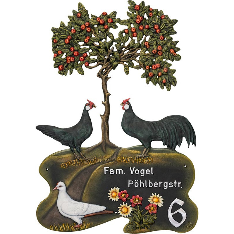 Hamburger Schwarz Huhn