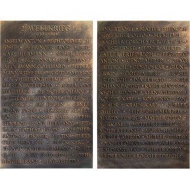 Kriegergedenktafel