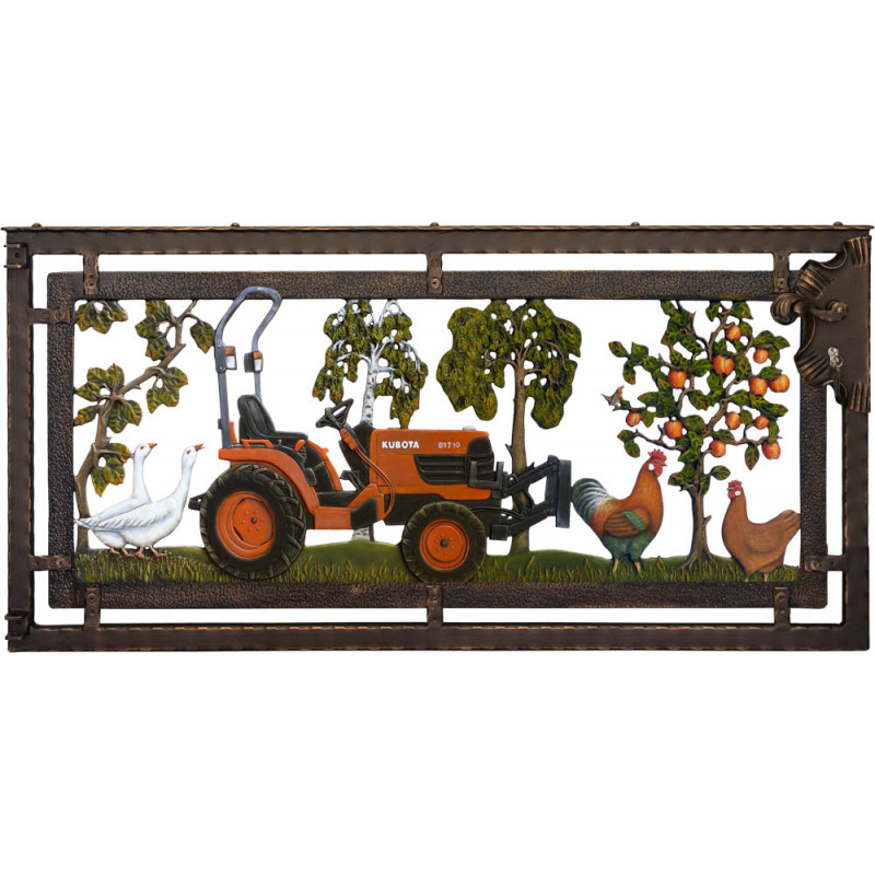 Gartentor Traktor
