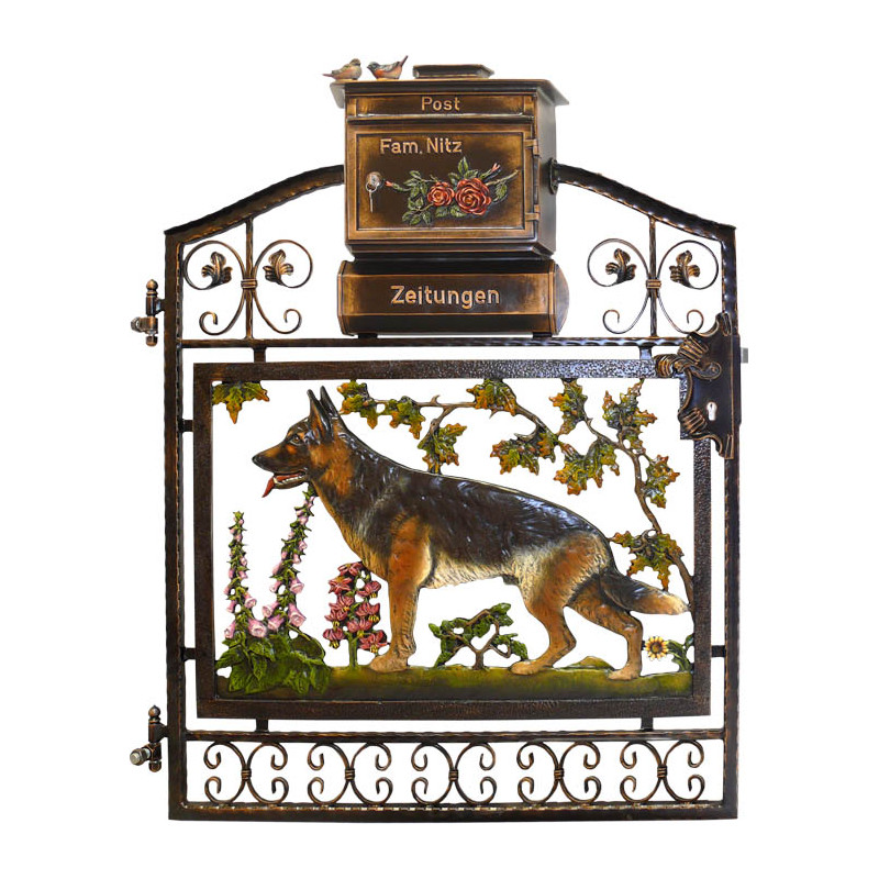 Schäferhund Gartentor