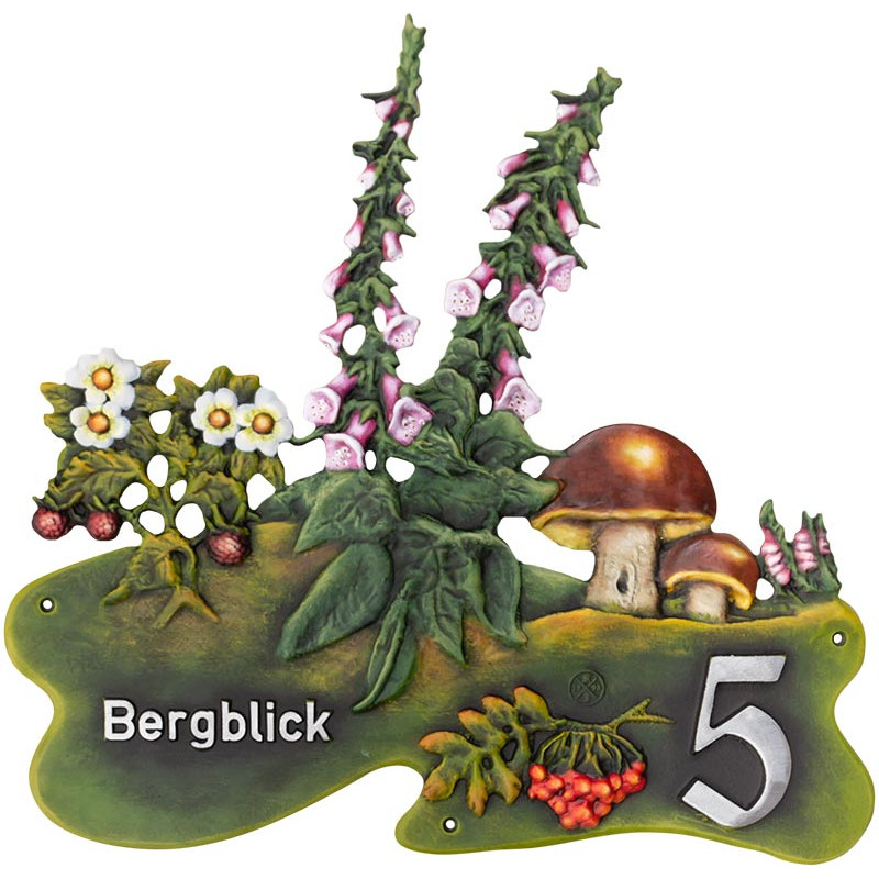 Foxglove and Mushroom