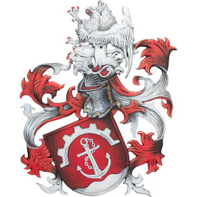 Familienwappen Greif & Anker