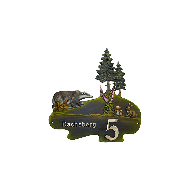 Dachs im Wald
