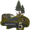 Dachs im Wald