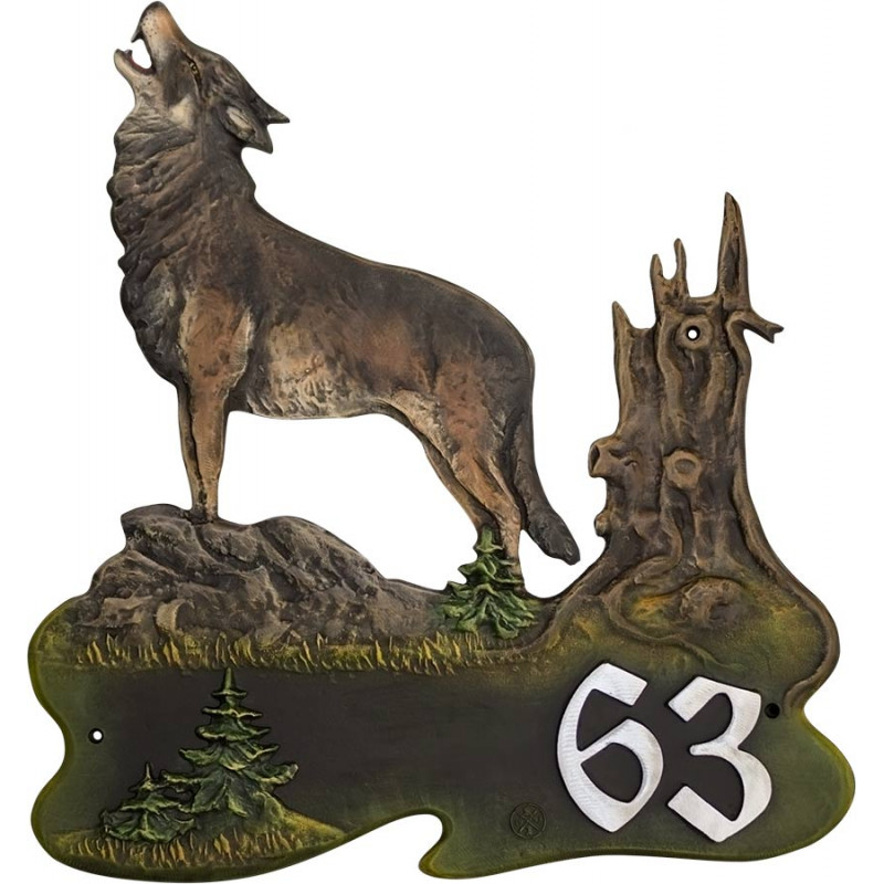 Heulender Wolf
