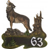 Heulender Wolf