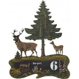 Deer Outdoor Thermometer