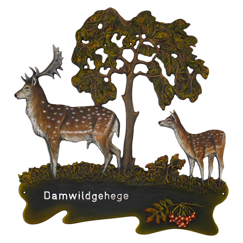 Damwild mit Kalb