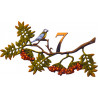 Vogelbeerast Meise
