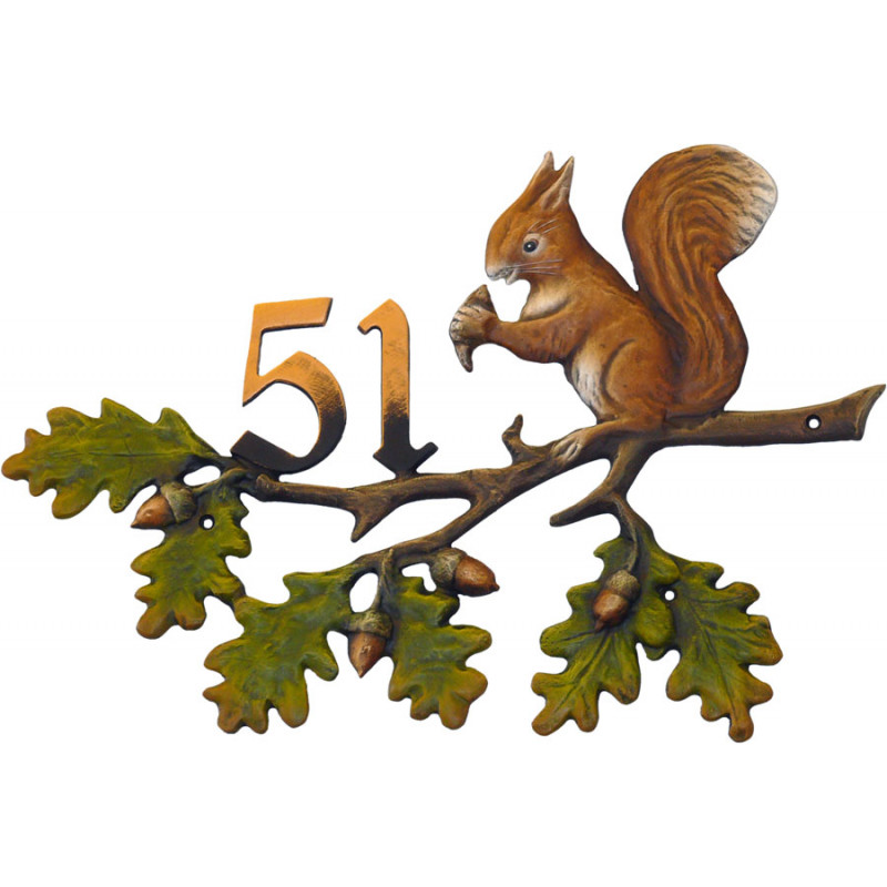 Eichhörnchen Hausschild