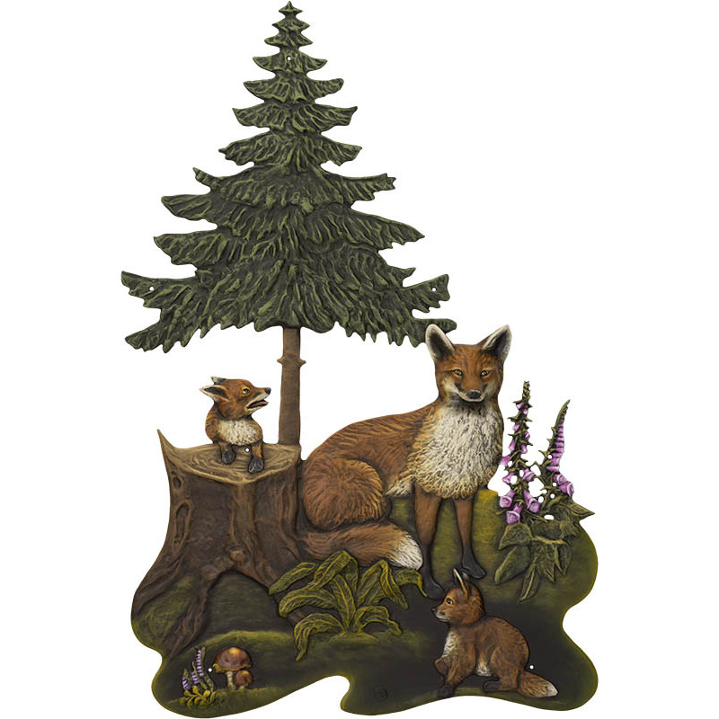 Fähe mit Jungfuchs