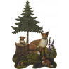 Fähe mit Jungfuchs