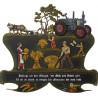 Bauerfamilie bei der Ernte
