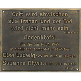 Gedenktafel