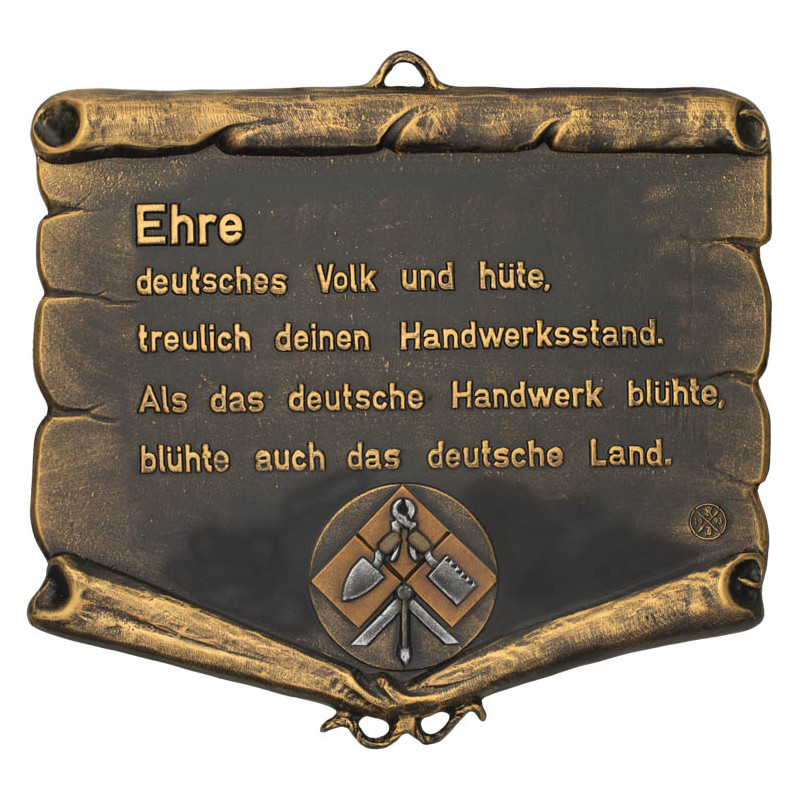 Spruchtafel Ehre