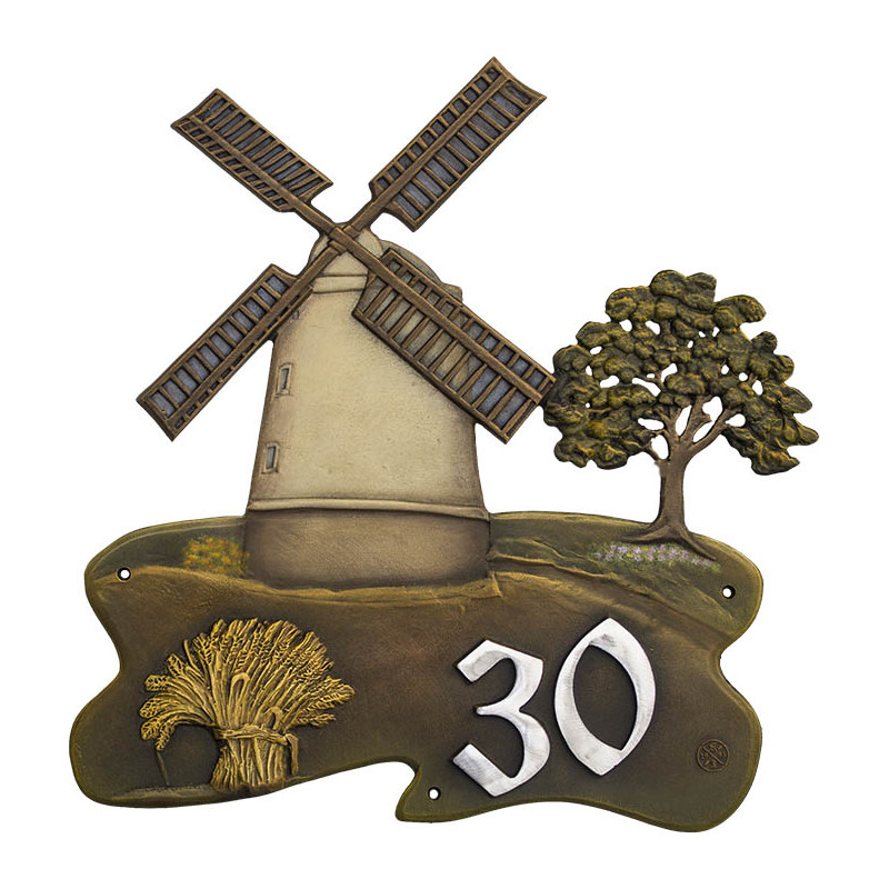 Hausnummer Windmühle